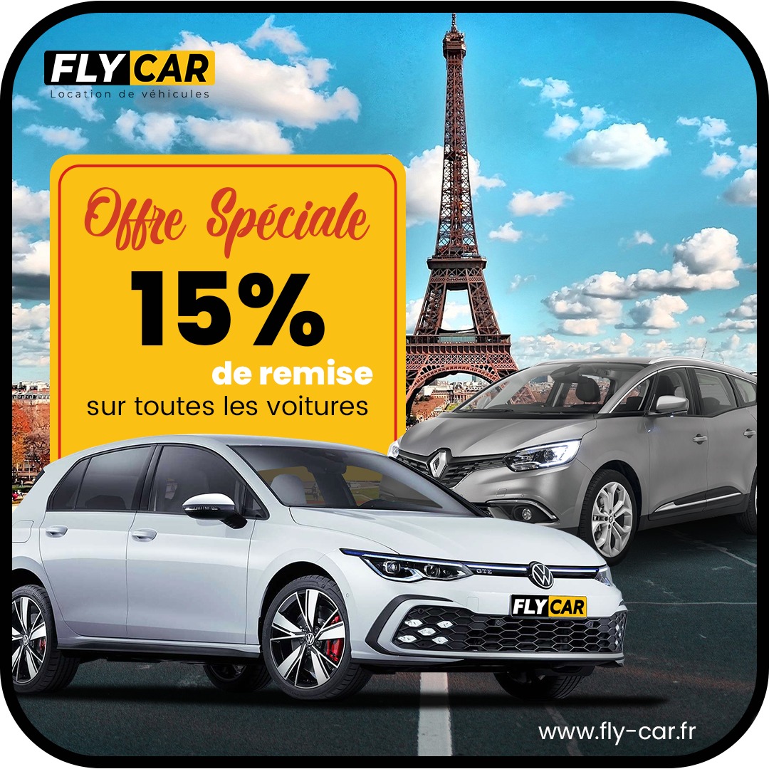 Location utilitaire, camion et voiture à Paris Fly Car
